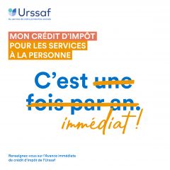 AVANCE IMMEDIATE DU CREDIT D'IMPOTS